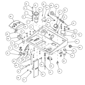 Section 10 Diagram and Parts List for MK-3020V 166447-20 MK Diamond Concrete Saw
